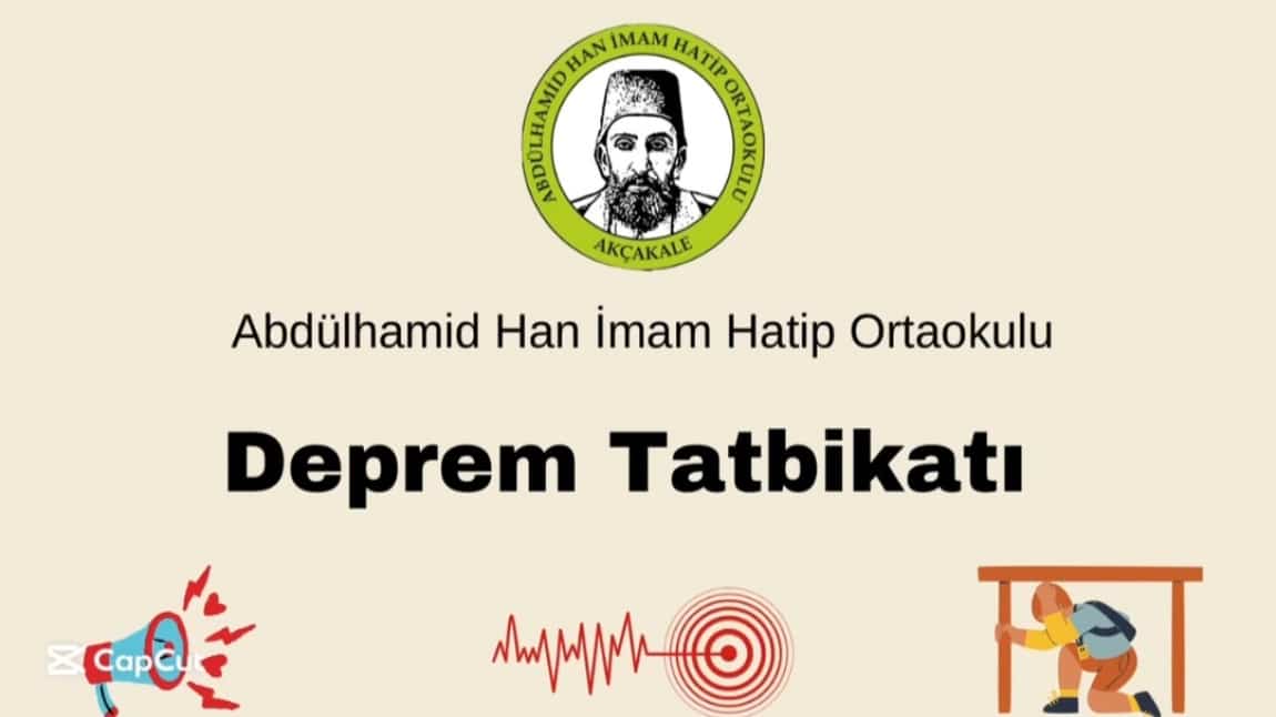 Afet Eğitimi kapsamında okulumuzda 
